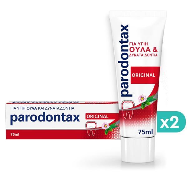 2x Parodontax Original Toothpaste Mint & Ginger for Bleeding Gums  2x75ml