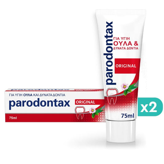 2x Parodontax Original Toothpaste Mint & Ginger for Bleeding Gums  2x75ml