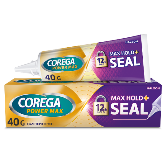 Corega Max Hold+Seal Denture Adhesive Cream  40 gr
