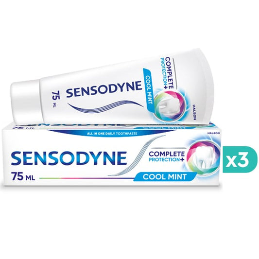 3x Sensodyne Complete Protection Toothpaste  3x75ml