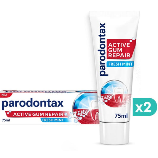 2x Parodontax Active Gum Repair Fresh Mint Toothpaste  2x75ml