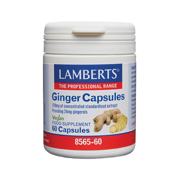 Lamberts Ginger Capsules  60 kapele