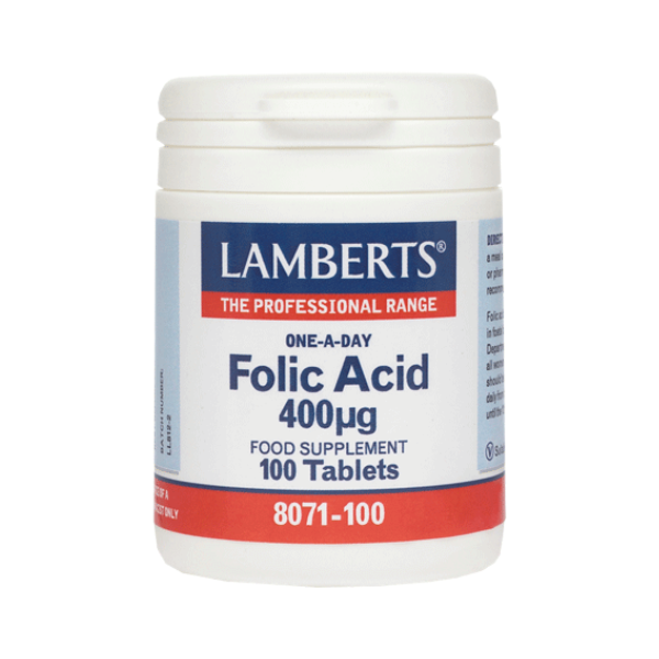 Lamberts Folic Acid 400 μg 100 tableta