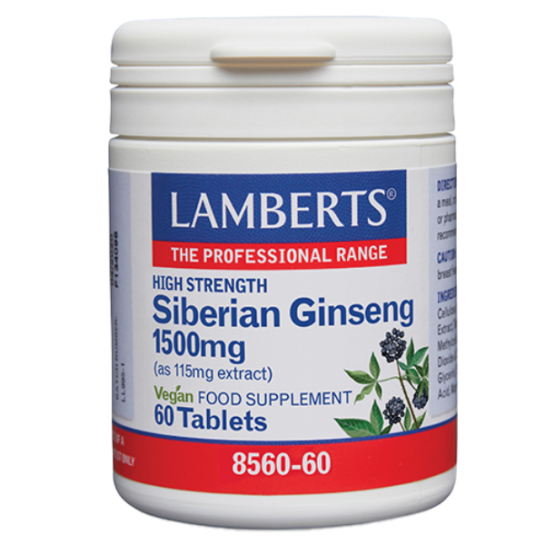 Lamberts Siberian Ginseng 1500mg  60 tableta
