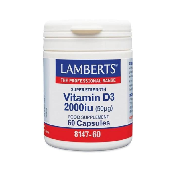 Lamberts Vitamin D3 2000iu  60 kapele