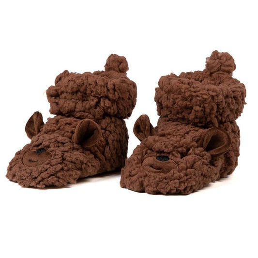 Cozy Sole Baby & Toddler Soft Slippers Bear  1 palë