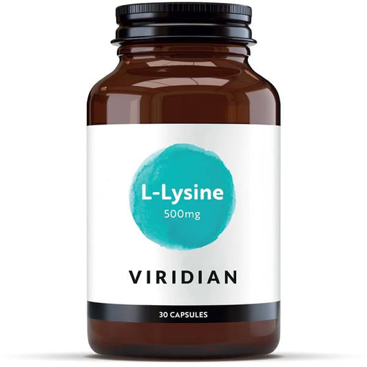 Viridian L-Lysine 500mg  30 kapsula vegjetariane