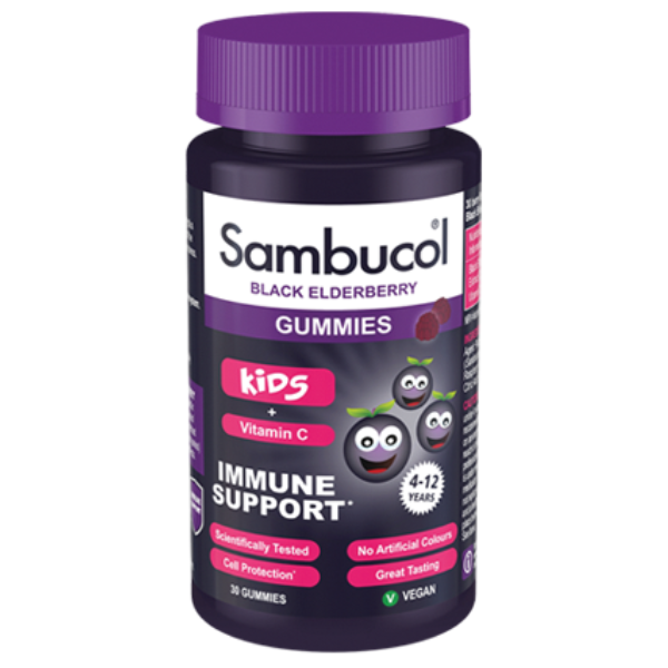 Galenica Sambucol Black Elderberry Kids & Vitamin C  30 karamele