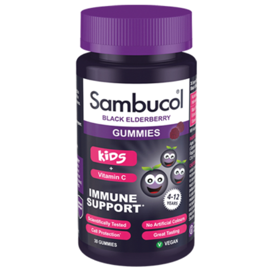 Galenica Sambucol Black Elderberry Kids & Vitamin C  30 karamele
