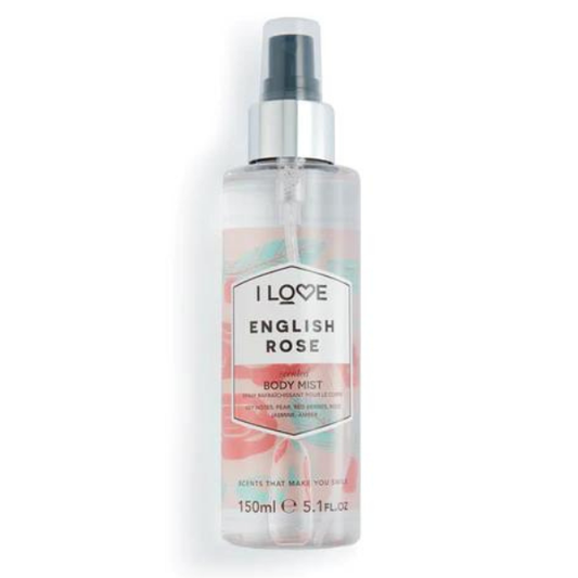 I Love English Rose Body Mist  150 ml