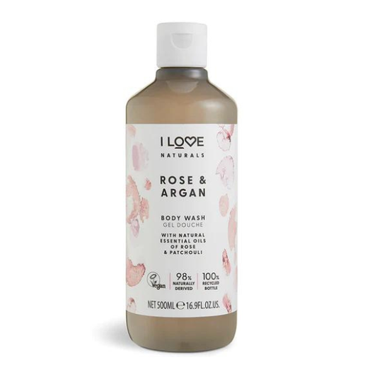 I Love Naturals Body Wash Rose & Argan  500 ml