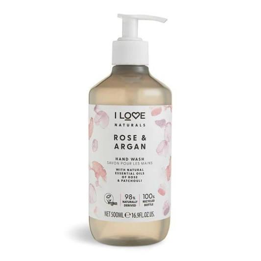 I Love Naturals Hand Wash Rose & Argan  500 ml