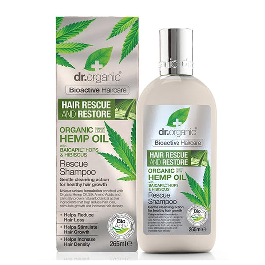 Dr. Organic Organic Hemp Oil Rescue Shampoo  265 ml
