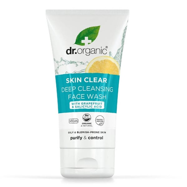 Dr. Organic Skin Clear Deep Cleansing Face Wash  125 ml