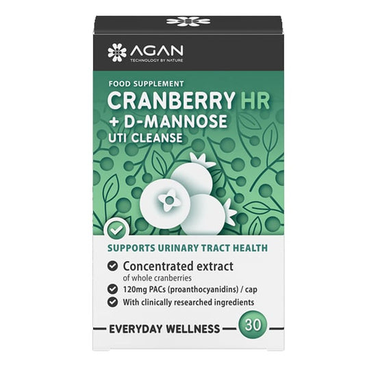 Agan Cranberry HR & D-Mannose UTI Cleanse  30 kapsula
