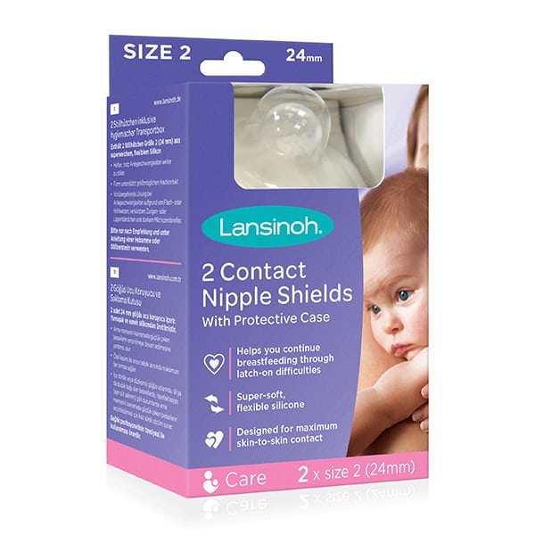 Lansinoh Contact Nipple Shields 24mm  2 copë
