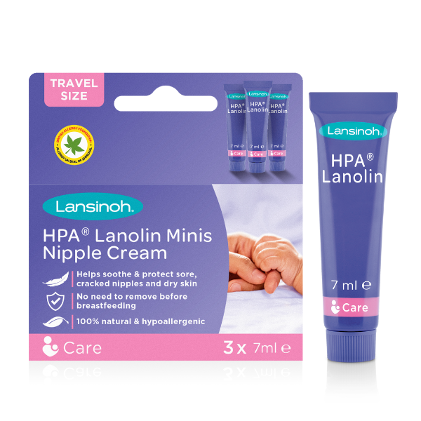 Lansinoh HPA Lanolin Minis Nipple Cream  3x7ml