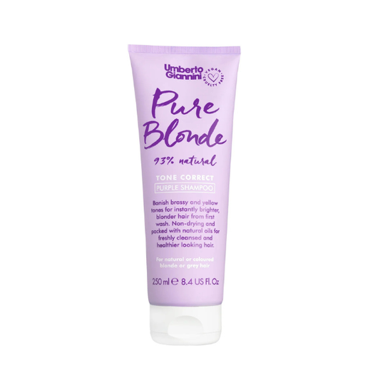 Umberto Giannini Pure Blonde 93% Natural Tone Correct Purple Shampoo  250 ml