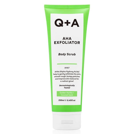 Q+A AHA Exfoliator Body Scrub  250 ml