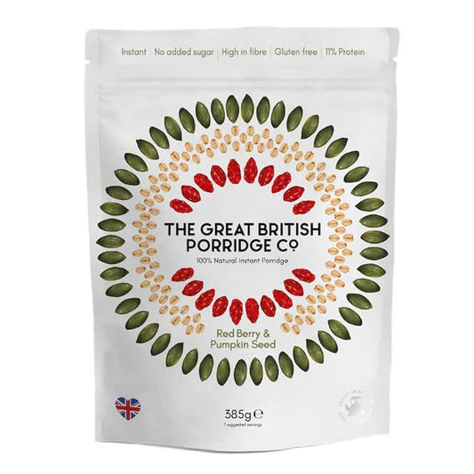 The Great British Porridge Red Berry & Pumpkin Seed (Bag)  385gr