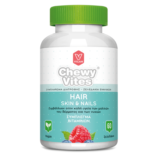 Chewy Vites Adults Hair Skin & Nails  60 karamele