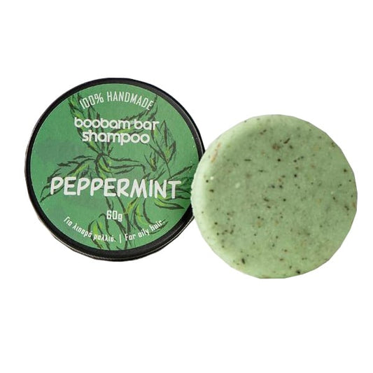 Boobam Shampoo Bar Peppermint for Oily Hair  60g