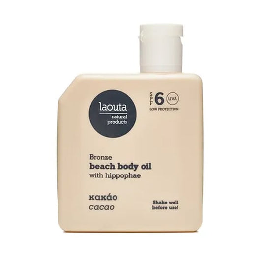 Laouta Natural Products Beach Body Oil Cacao SPF6  100 ml