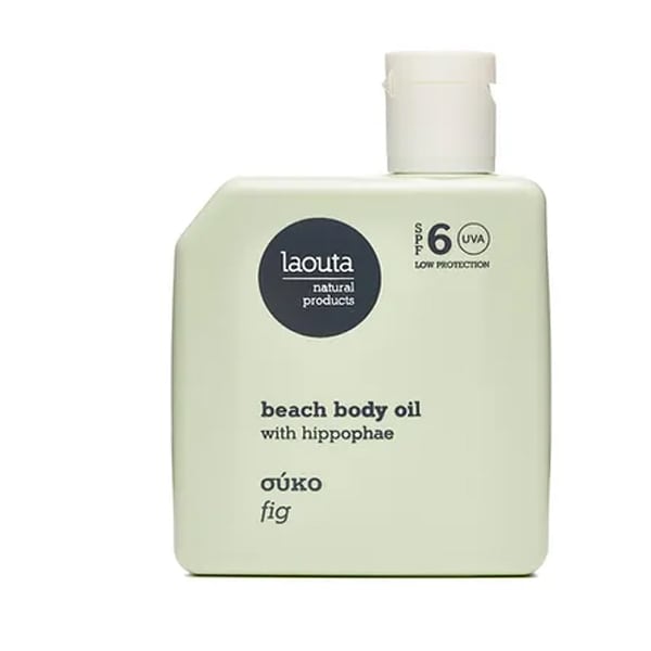 Laouta Natural Products Beach Body Oil Fig SPF6  100 ml