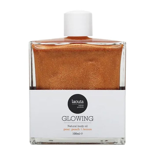 Laouta Natural Products Glowing Natural Body Oil Pear, Peach & Lemon  100 ml