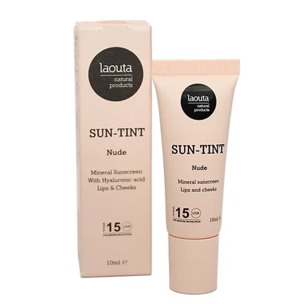 Laouta Natural Products Sun-Tint Nude Lips & Cheeks Balm SPF15  10 ml