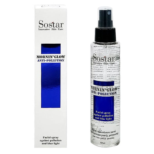 Sostar Face Spray Against Air Pollution And Blue Light Blue  125 ml