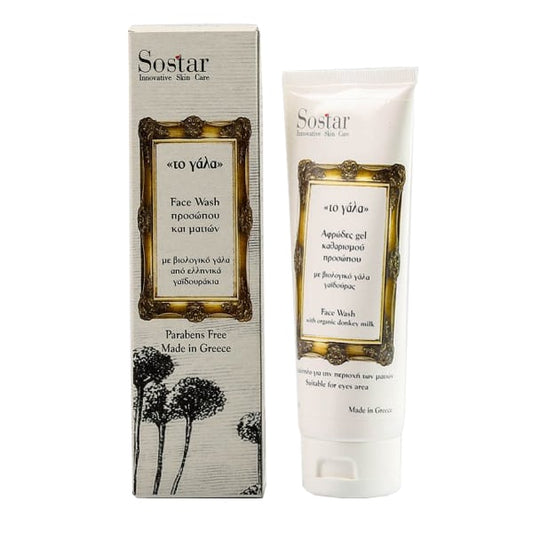 Sostar "The Milk" Foaming Face & Eye Cleansing Gel with Donkey Milk  150 ml