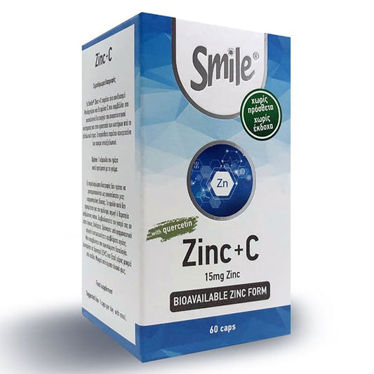 Smile Zinc 15mg & Vitamin C 500mg  60 kapele