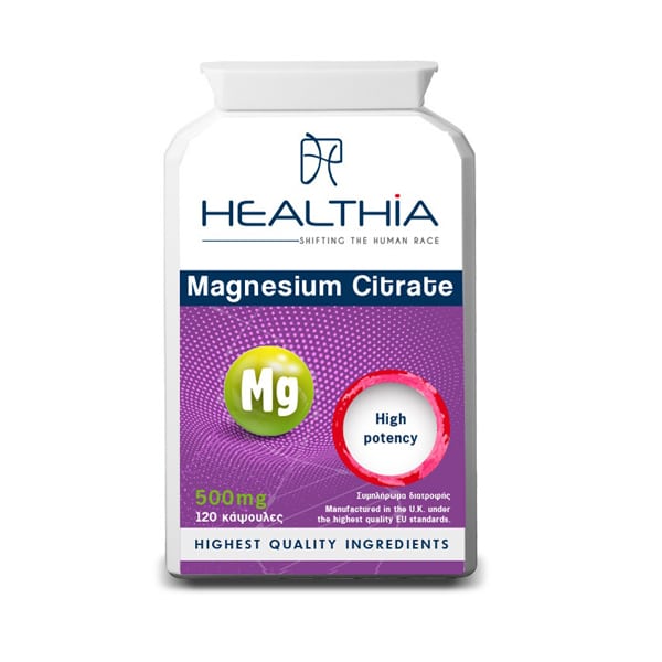 Healthia Magnesium Citrate 500mg  120 kapsula