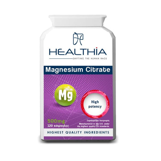 Healthia Magnesium Citrate 500mg  120 kapsula