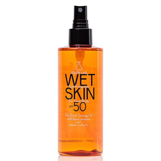 Youth Lab. Wet Skin Sun Protection Dry Touch Tanning Oil for Face & Body SPF50  100 ml