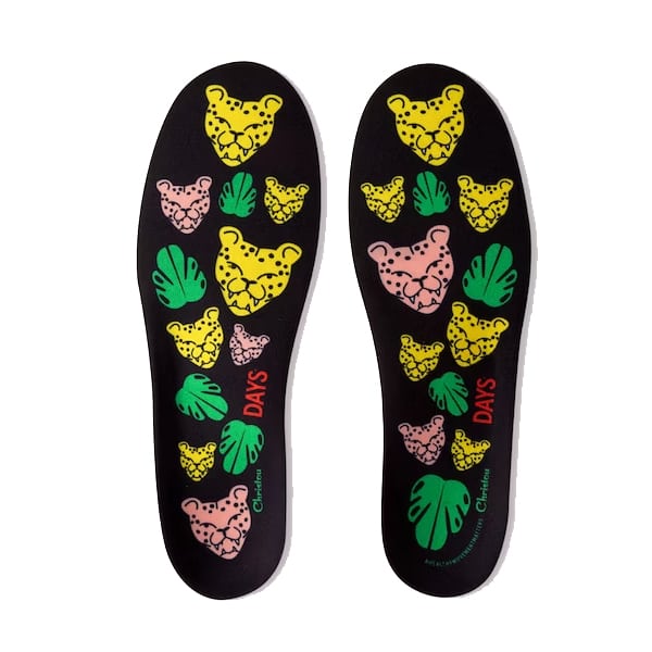 Christou Days Comfy Anatomical Kids Insoles Cheetahs  1 palë - 002 E zezë