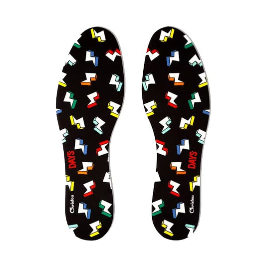 Christou Days Fresh Deodorising Kids Insoles Thunderbolts  1 palë - 002 E zezë
