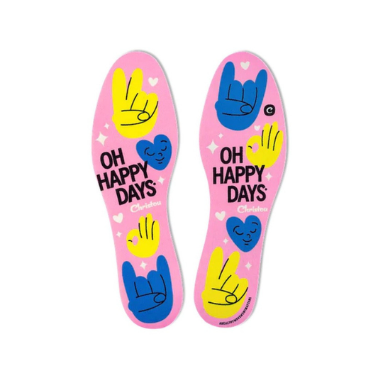 Christou Days Fresh Deodorising Kids Insoles Oh Happy Days  1 palë - Rozë