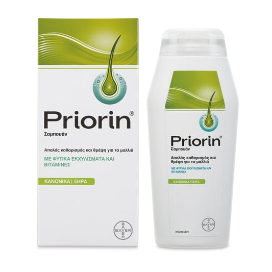 Priorin Shampoo for Normal or Dry Hair with Plant Extracts & Vitamins  200 ml