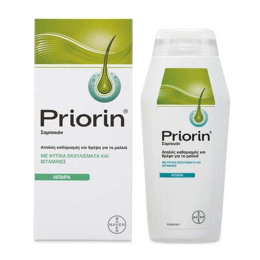 Priorin Shampoo for Oily Hair with Plant Extracts & Vitamins  200 ml