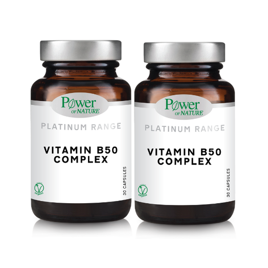 2x Power of Nature Platinum Range Vitamin B50 Complex  2x30 kapsula