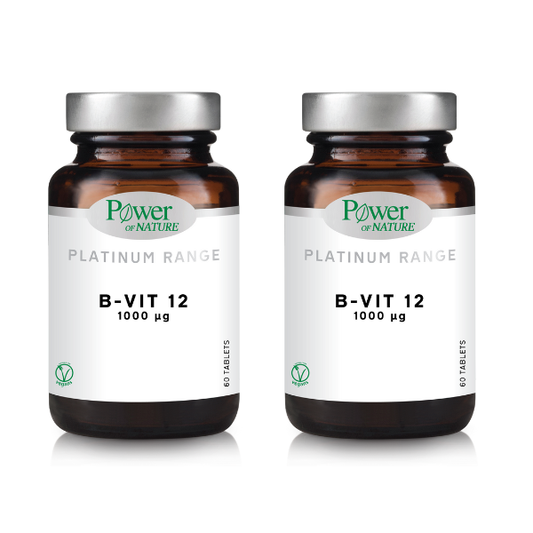2x Power of Nature Platinum Range B-Vit12 1000 μg 2x60tabs