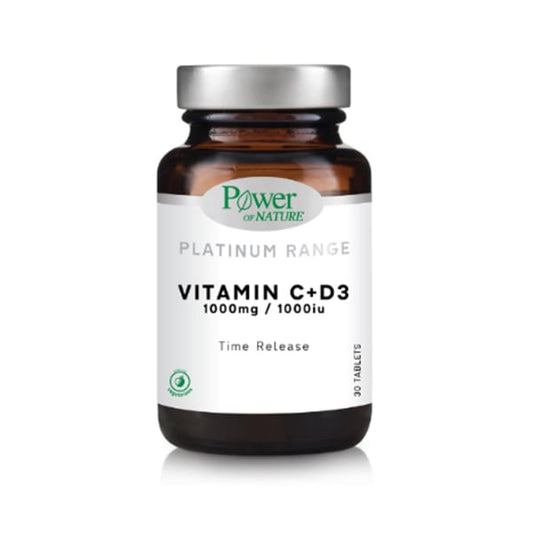 Power Of Nature Platinum Range Vitamin C+D3 1000mg/1000iu  30 tableta