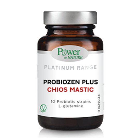 Power of Nature Platinum Range Probiozen Plus Chios Mastic  15 kapsula