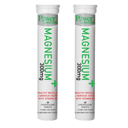 Power of Nature Promo Magnesium 300mg, 2x20eff.tabs  1 set