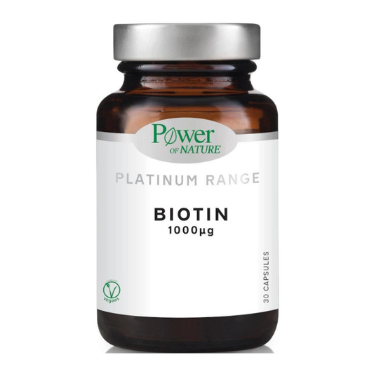 Power of Nature Platinum Range Biotin 1000 μg 30 kapsula