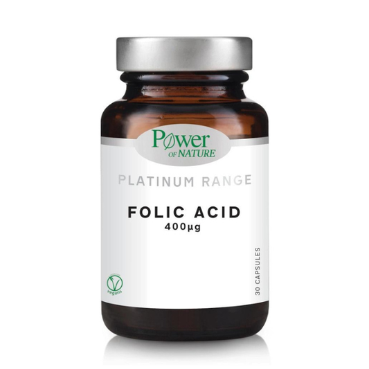 Power of Nature Platinum Range Folic Acid 400 μg 30 kapsula