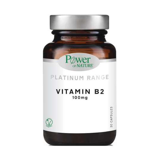 Power of Nature Platinum Range Vitamin B2 100mg  30 kapsula