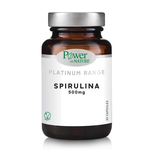 Power of Nature Platinum Range Spirulina 500mg  30 kapsula